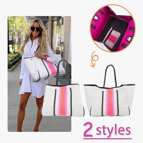 Neoprene Lemonbella Tote Bag - Picture 3 of 12